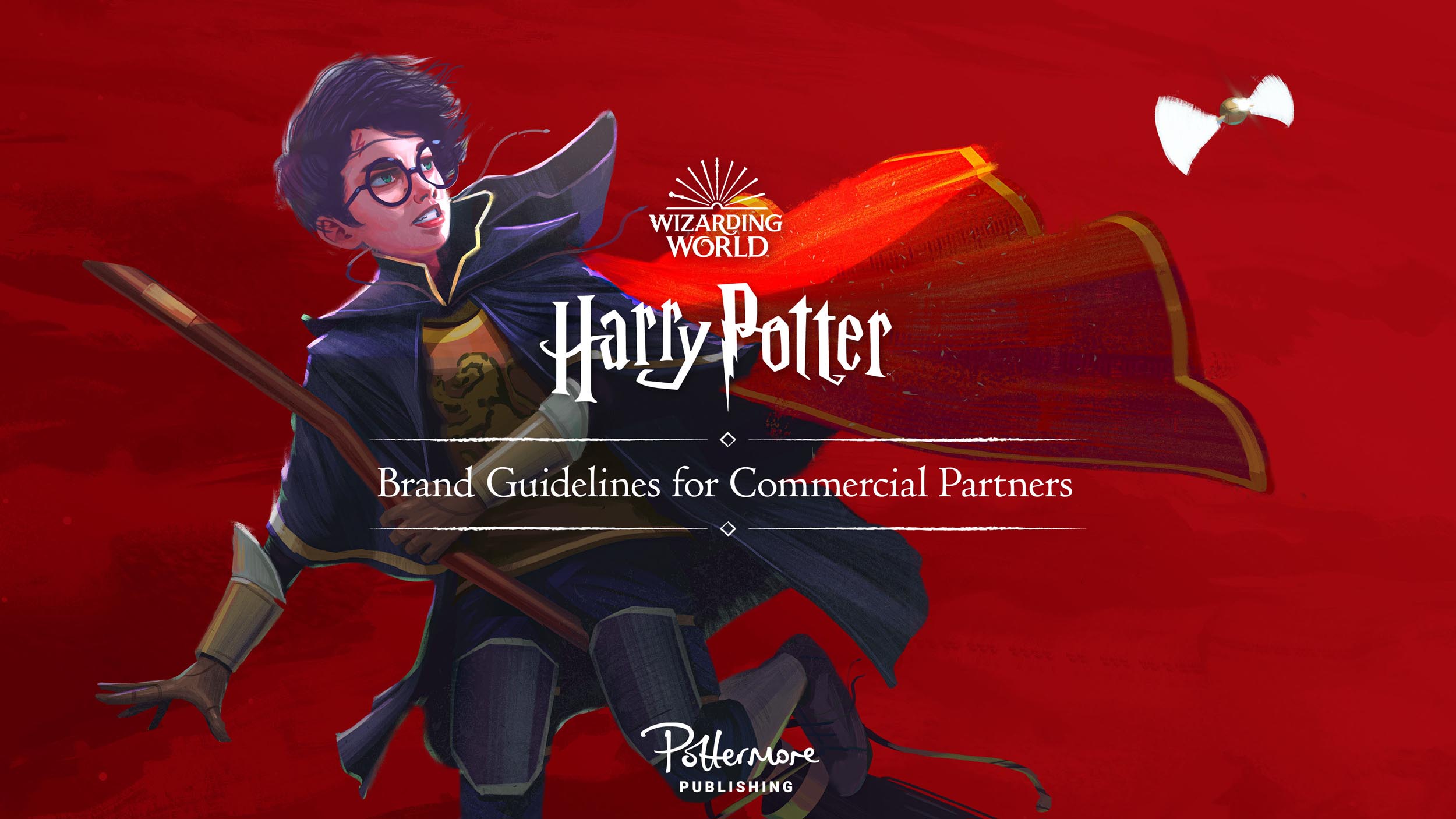 Harry Potter brand guidelines title page